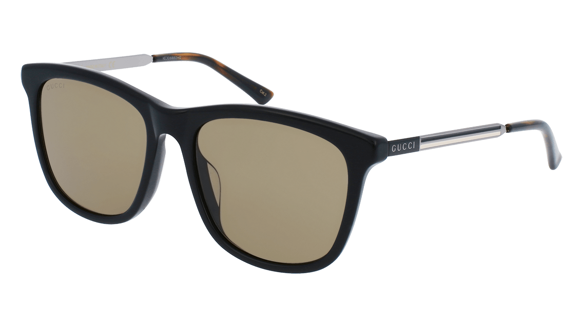 GUCCI サングラス GG1037SK ブラック Gucci GG1037SK 001 Sunglasses Men's Black/Grey Square Shape 55-18